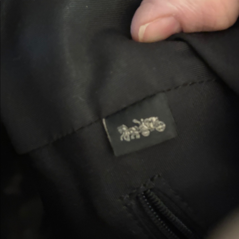 Coach black pebbled leather Charlie bag back pack - Picture 8 of 11